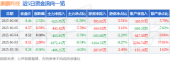 康鹏科技（688602）6月6日主力资金净卖出62599万元